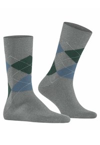 FALKE SENSITIVE ARGYLE - Socken - light greymel