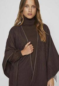 VILA VISAVANNAH PONCHO - Poncho - coffee bean
