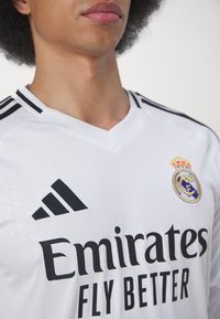 adidas Performance REAL MADRID 24/25 LONG SLEEVE HOME - Klubbkläder - white