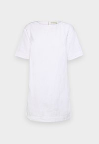 T-SHIFT LINEN MINI  - Robe de jour - brilliant white