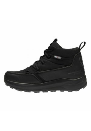 Lace-up ankle boots - black