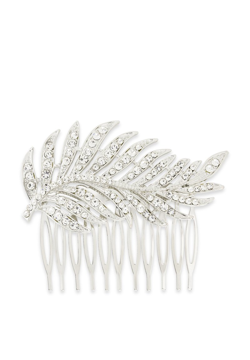 Celebride IN SHAPE OF FEATHER WITH STRASS - Accessoires cheveux - silver coloured