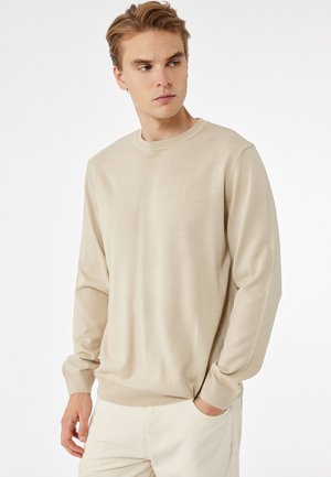 Sweatshirt - beige