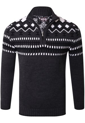 RESLAD TROYER NORWEGER - Strickpullover - dunkelgrau