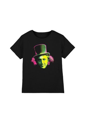 Cotton Soul, WILLY WONKA AND THE CHOCOLATE FACTORY/WILLY WONKA FACE UNISEX - Print T-shirt - black