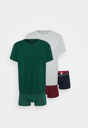ORIGINAL 3 TRUNK AND 2 TEE - Fehérnemű szett - green/grey/dark red