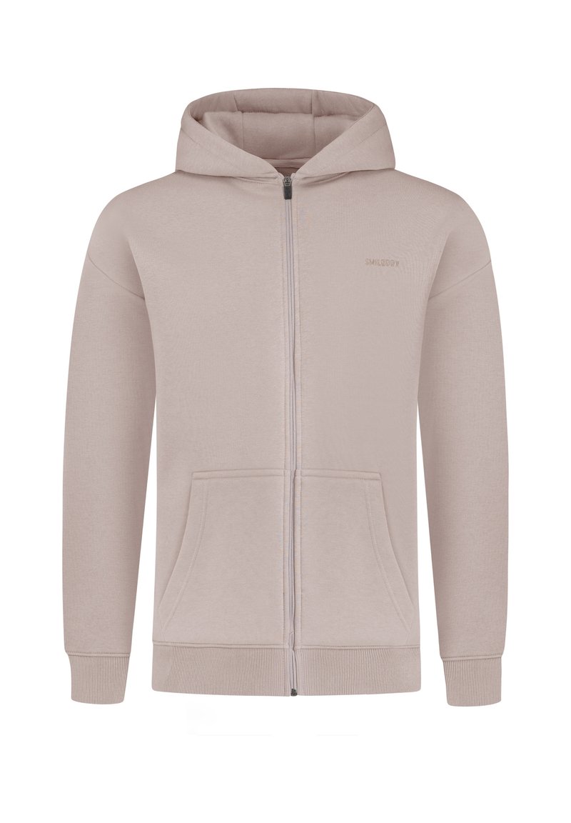 Smilodox Sweater met rits lichtbruin Smilodox Sweater met rits lichtbruin