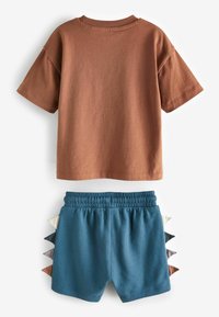 Next SET 2 PACK - REGULAR FIT - Pantalon de survêtement - rust brown ecru cream