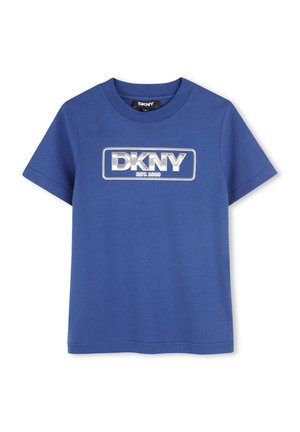 MET KORTE MOUWEN - Print T-shirt - bleu roi
