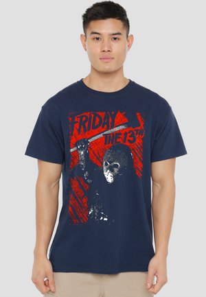 Cotton Soul, FRIDAY THE 13TH/JASON LIVES - Print T-shirt - dark blue