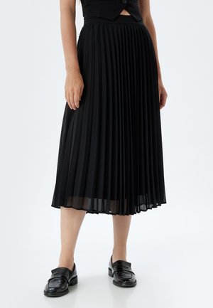 Koton MIDI - A-lijn rok - black