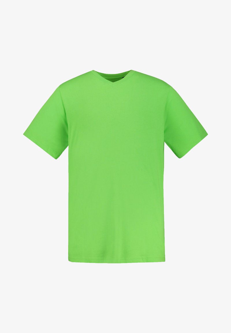 JP1880 GROSSE GRÖSSEN REINE V-AUSSCHNITT - Basic T-shirt - vert prairie