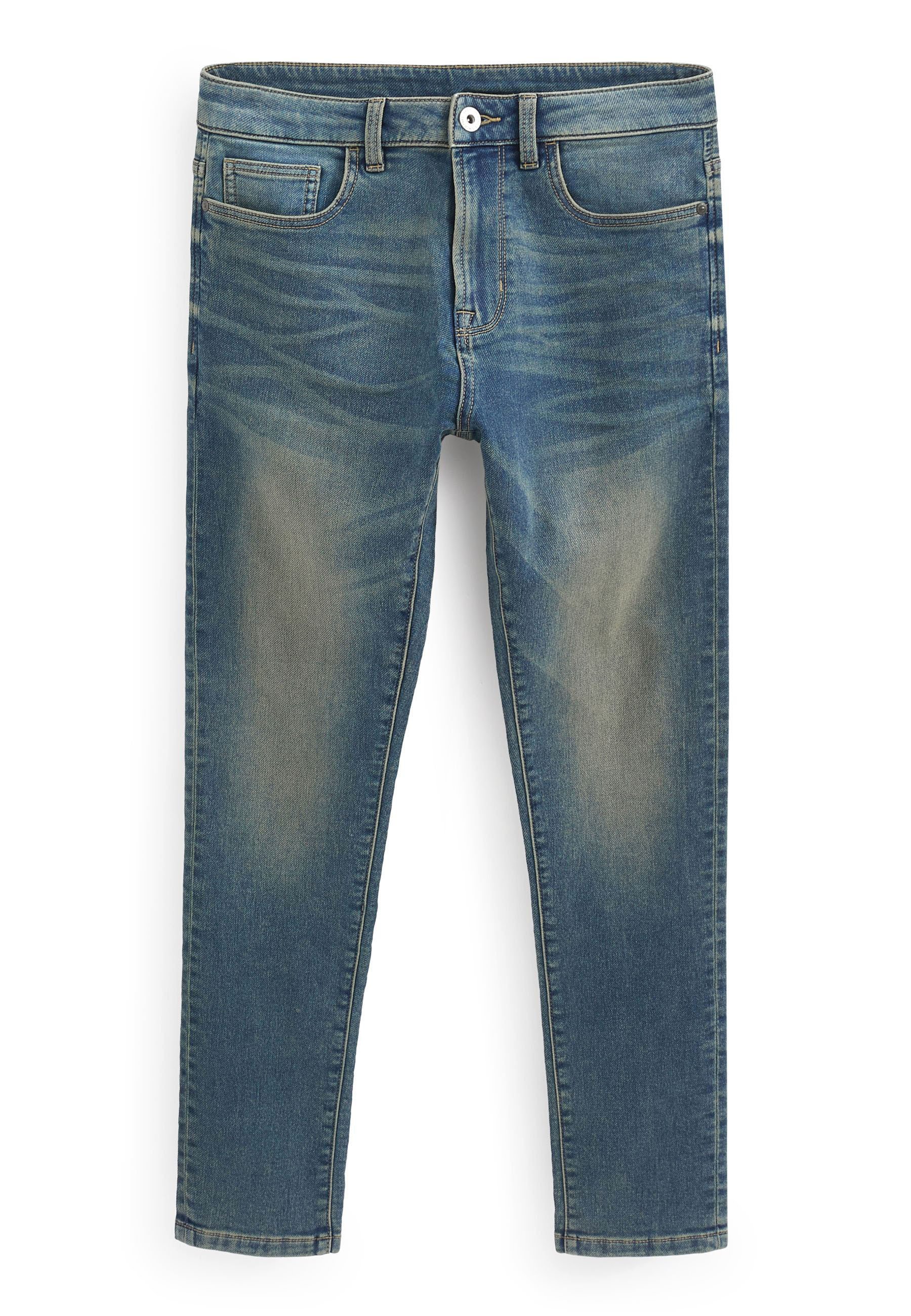 Lot De 2 Jeans Stretch Ultra Doux NEXT | Faciles à Enfiler | Cordon De Serrage | Noir Et Bleu | Confort Quotidien - 5