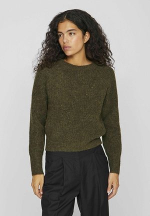 RÜCKENFREIER - Strikkegenser - ivy green