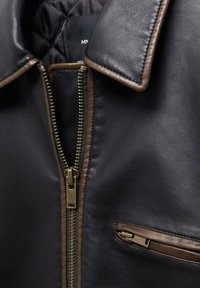 Mango NAPOLI Kunstlederjacke brown/braun