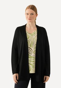 Ulla Popken - OPEN SHAPE - Strickjacke - black Thumbnail-Bild 1