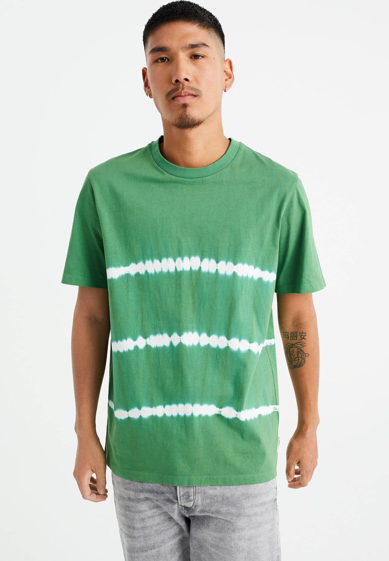 WE Fashion MET TIE DYE Tshirt print green/groen Zalando.be