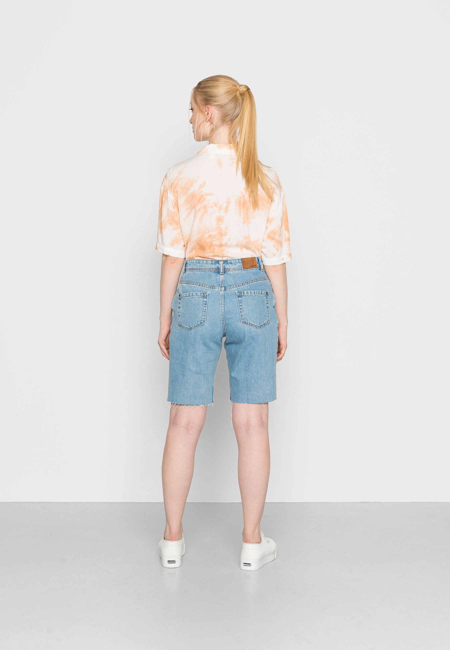 Roxy Today Light Mid Denim Shorts Blue 26