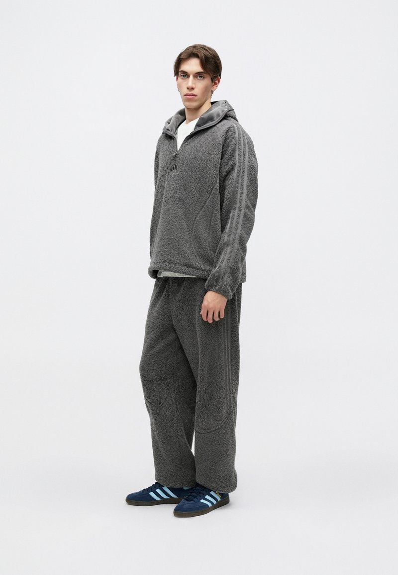 Sweat Polaire Gris Anthracite Plaid À Capuche Molleton Taille Unique Homme Adulte Enf à Prix