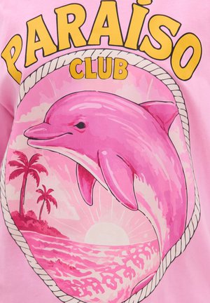 LOAVIES, WANDERING WILD - T-shirt imprimé - pink placement print