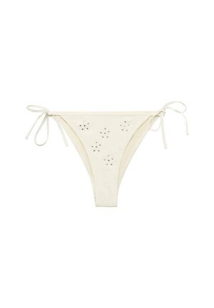 WITH METALLIC APPLIQUÉS - Spodný diel bikín - off-white