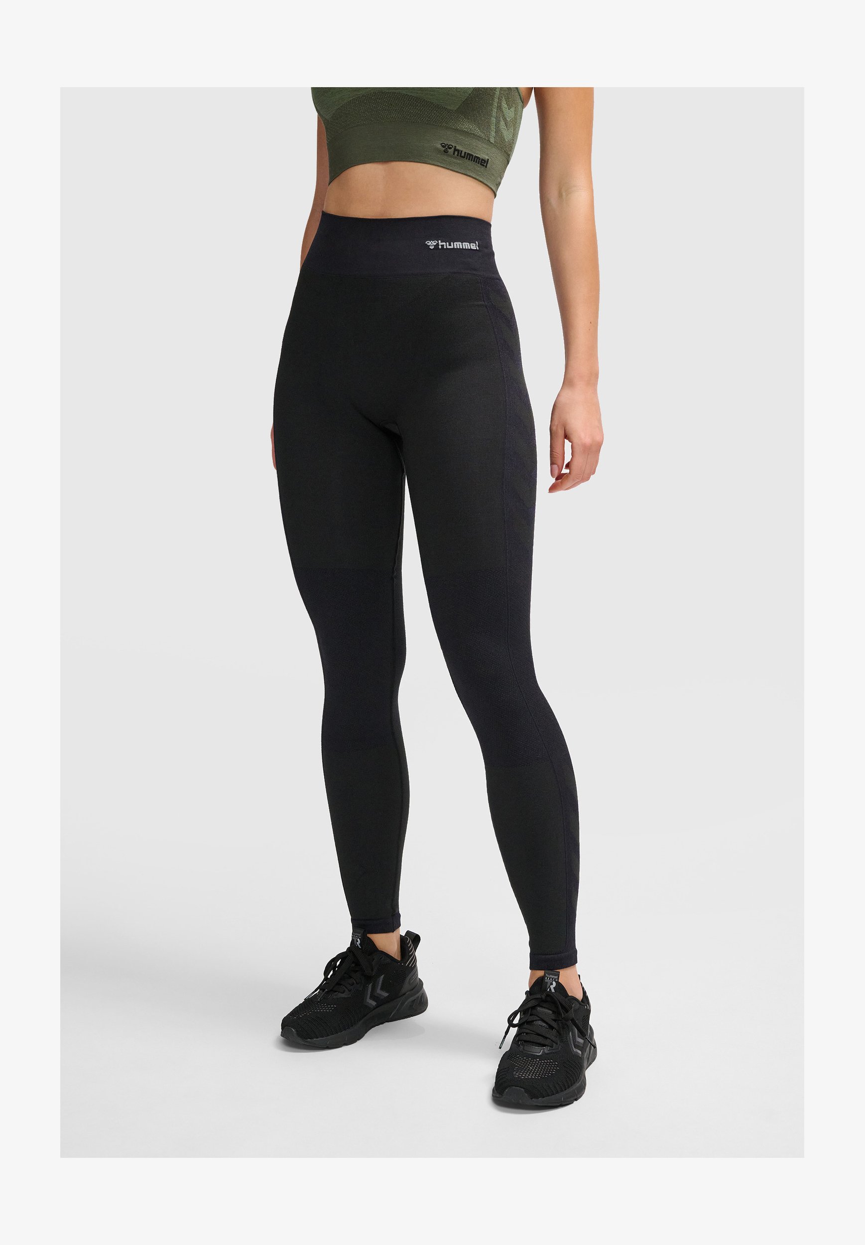 Hummel Hmlsadia Tights - Leggings Donna Elasticizzati, Traspiranti, Lunghezza Alla Caviglia