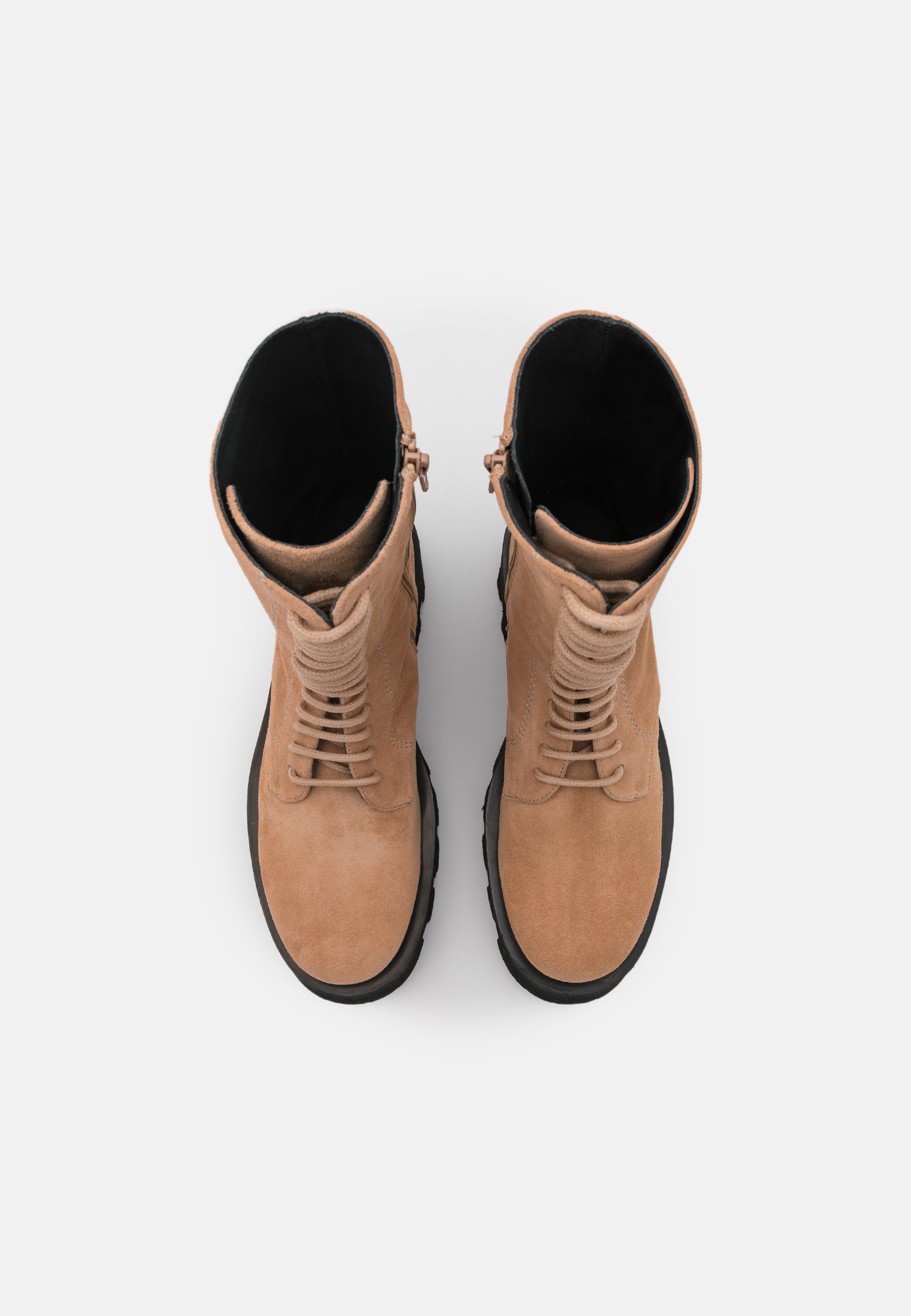 Women EXCLUSIVE AKAP - Lace-up boots - nocciola Women EXCLUSIVE AKAP - Lace-up boots - nocciola
