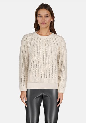 MIT LOCHMUSTER - Strickpullover - beige