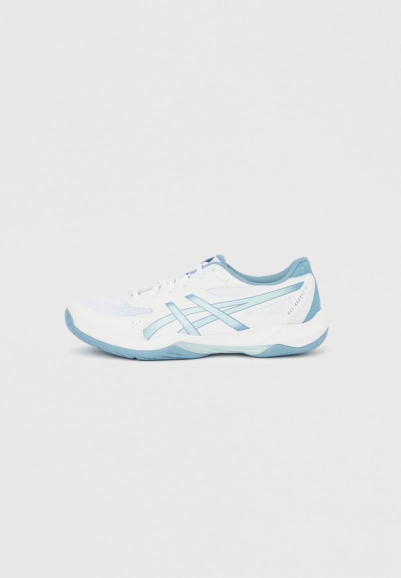 ASICS GEL ROCKET 12 - Volleyball shoes - white/cool grey/white ...