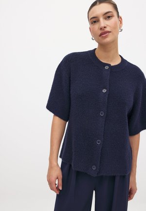 SHORT SLEEVE - Adīta jaka - navy