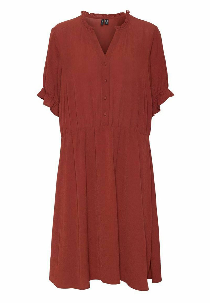 Vero Moda Blousejurk cognac