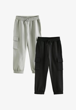 JOGGERS 2 PACK-REGULAR FIT - Cargo hlače - black grey