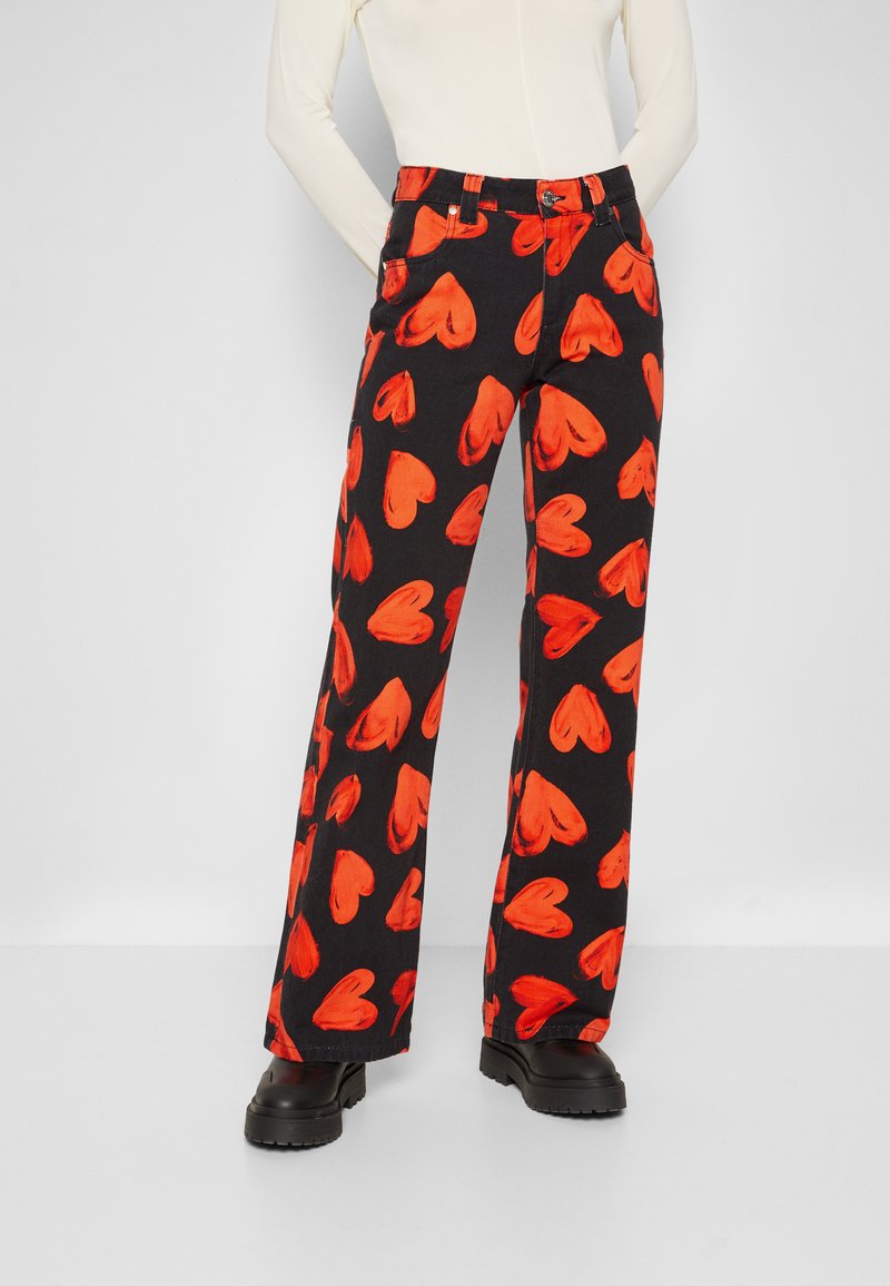 Stieglitz EMILIA PANTS Jeans Straight Leg multicoloured/mehrfarbig