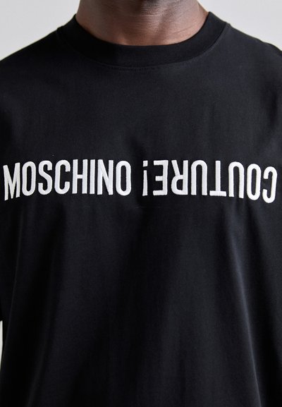 MOSCHINO Μπλουζάκι με στάμπα - fantasia nero