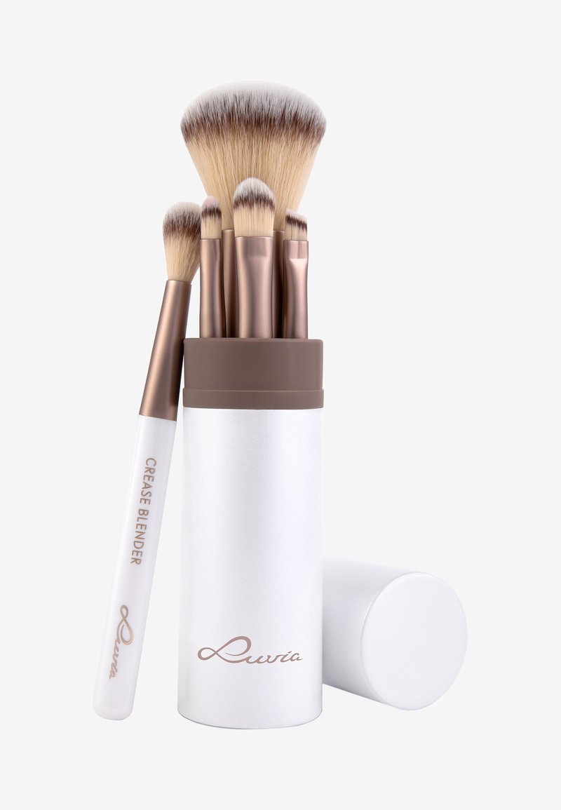 Luvia Cosmetics TRAVEL SET - Pinsel-Set - cream white/coffee brown/offwhite