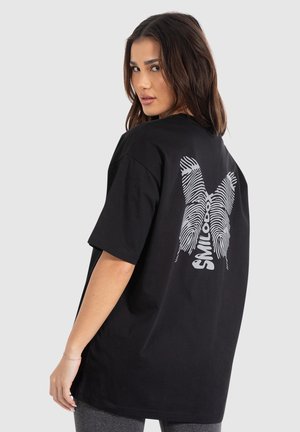 PAYTON OVERSIZE - T-shirt imprimé - schwarz