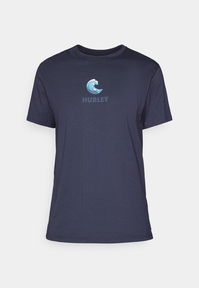 hurley T-shirt print blauw