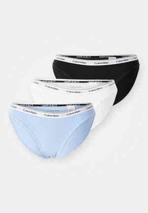 MODERN LOGO 3 PACK  - Briefs - black/white/frozen fjiord