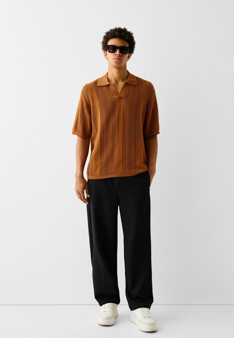 Bershka Poloshirt oranje