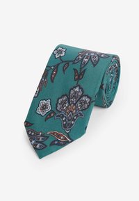 Next ITALY - Corbata - teal blue paisley
