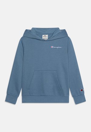 Champion ICONS HOODIE CONTRAST SMALL LOGO UNISEX - Jersey con capucha - blue