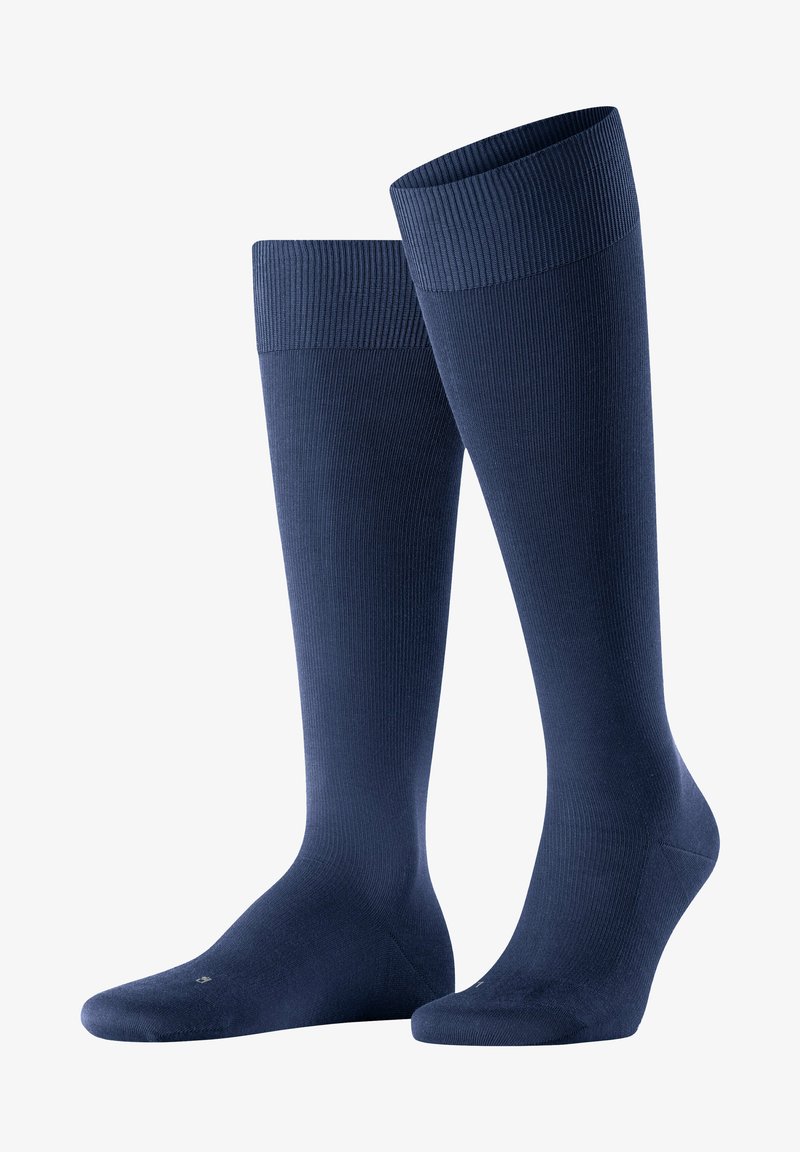 FALKE LUFTHANSA ENERGIZING COTTON - Põlvikud - deep blue