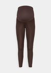 OPTIME ESSENTIALS WORKOUT FULL LENGTH MATERNITY - Κολάν - aurora coffee