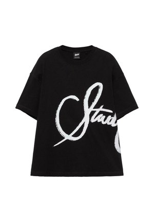 PULL&BEAR, STWD GRAFFITI T-SHIRT - T-Shirt print - black