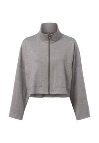 Strickjacke - hellgrau grau