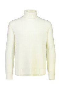 Kerma turtleneck-neulepaita, joka on valmistettu teksturoidusta resorikudoksesta. Siinä on pitkät hihat ja rento istuvuus hieman pidemmällä takasaumalla.