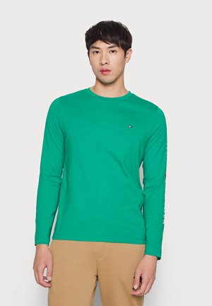 LOGO LONG SLEEVE TEE - Top s dlouhým rukávem - courtside green
