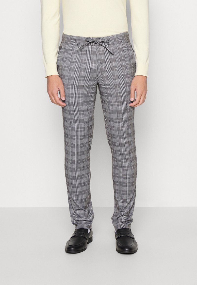 Selected Homme Tygbyxor - mottled light grey