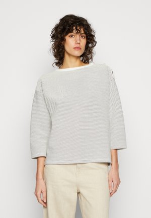 TEXTURE BOAT - Sweatshirt - Ecru Desert Sky