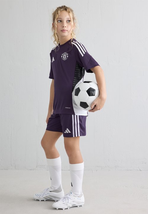 adidas MANCHESTER UNITED COMPETITION TRAINING KIDS UNISEX - Camiseta de fútbol - aurora plum/white/black — photo 2